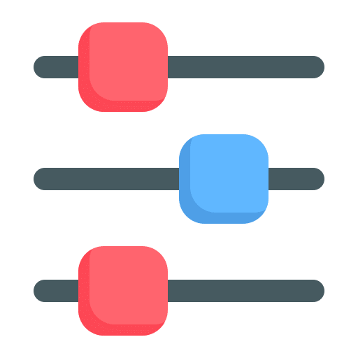 Settings sliders icon