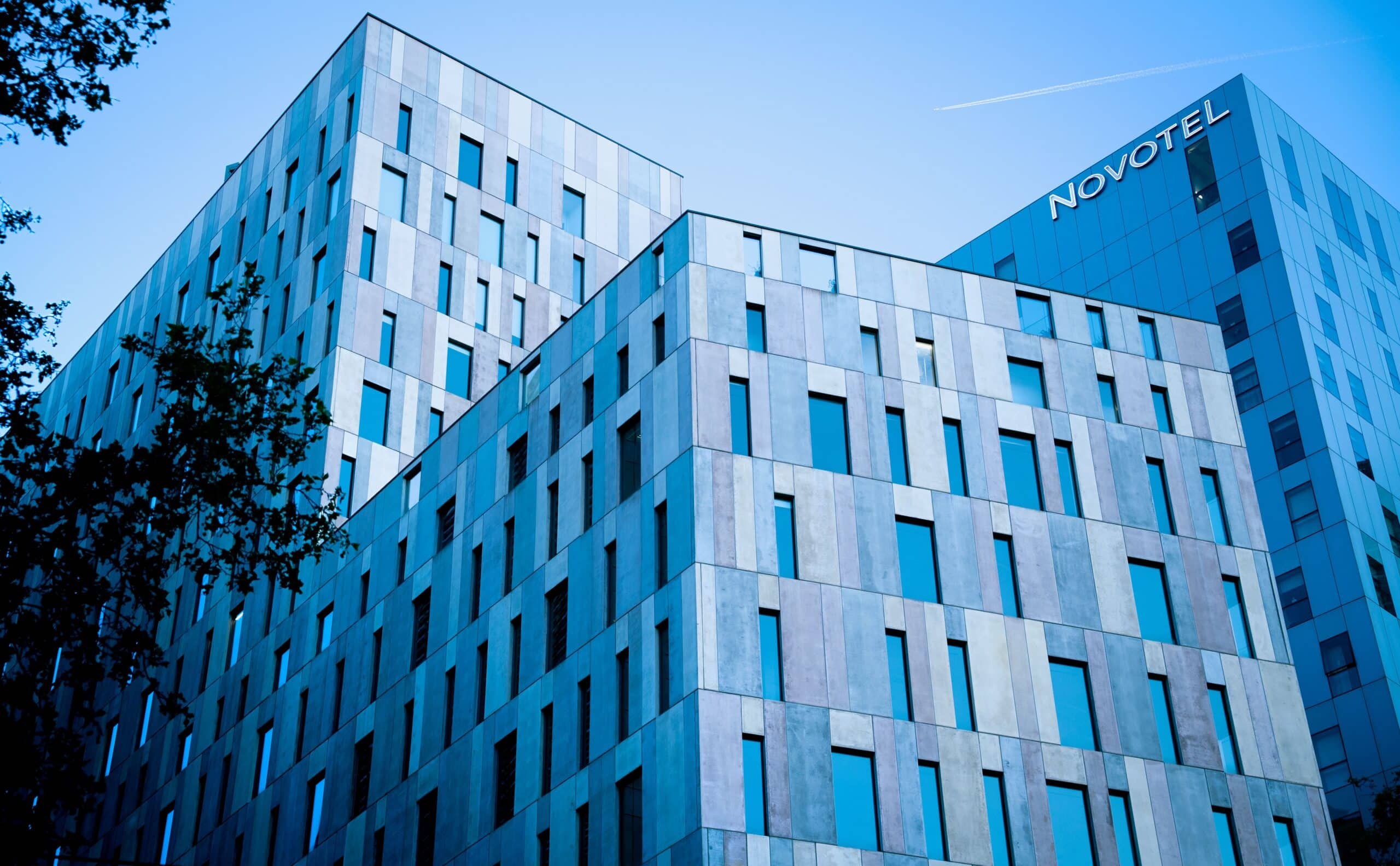 Modern hotel building