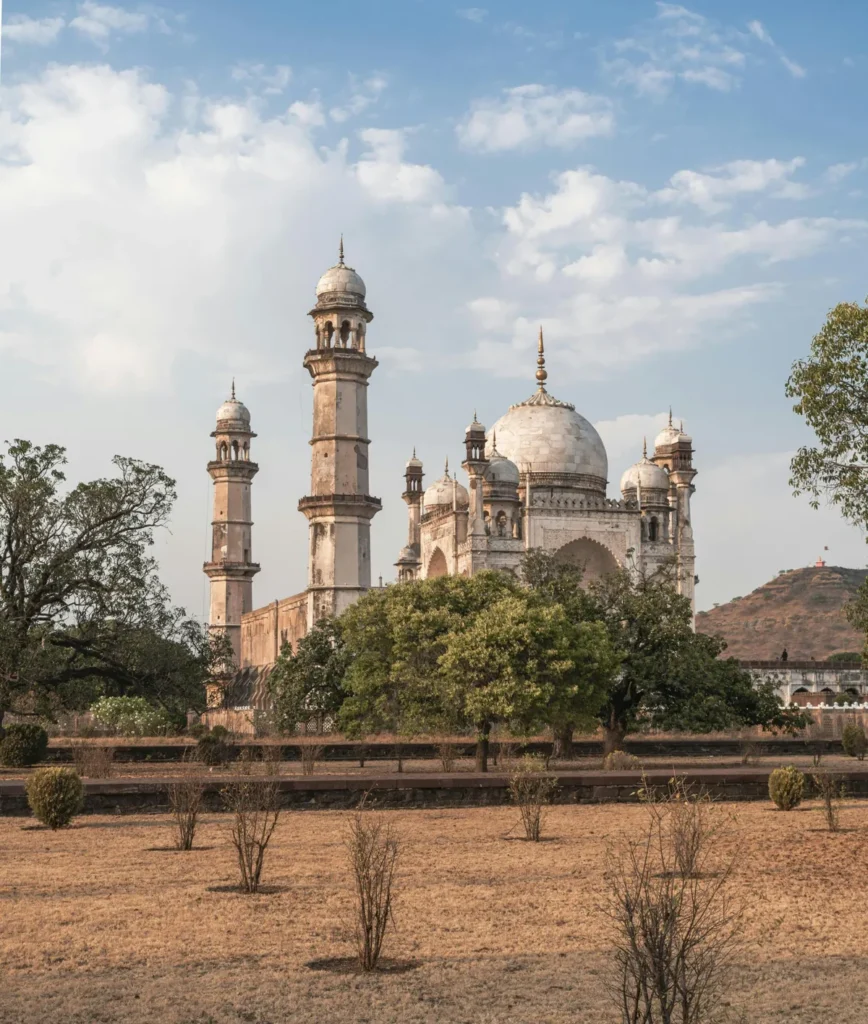 Bibi Ka Maqbara and its minarets, Aurangabad (Chhatrapati Sambhajinagar)