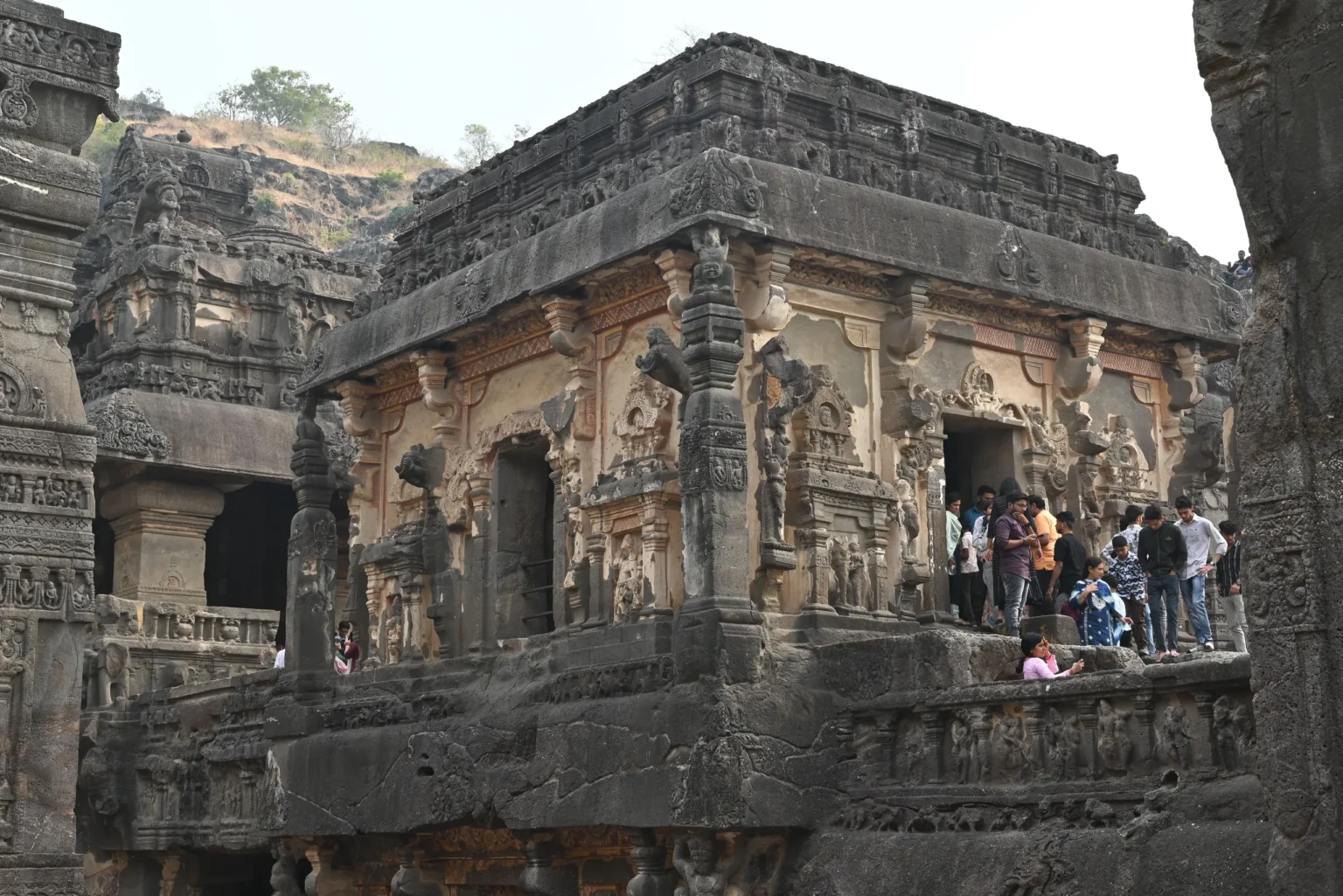 The main shrine of the Kailasa Temple, Ellora Cave 16