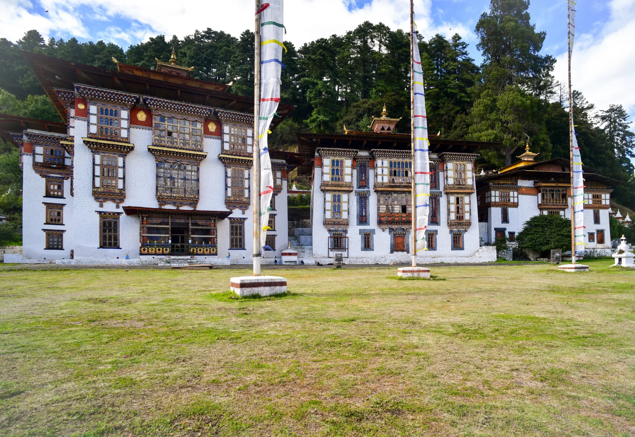 Kurjey Lhakhang temple complex in Bumthang
