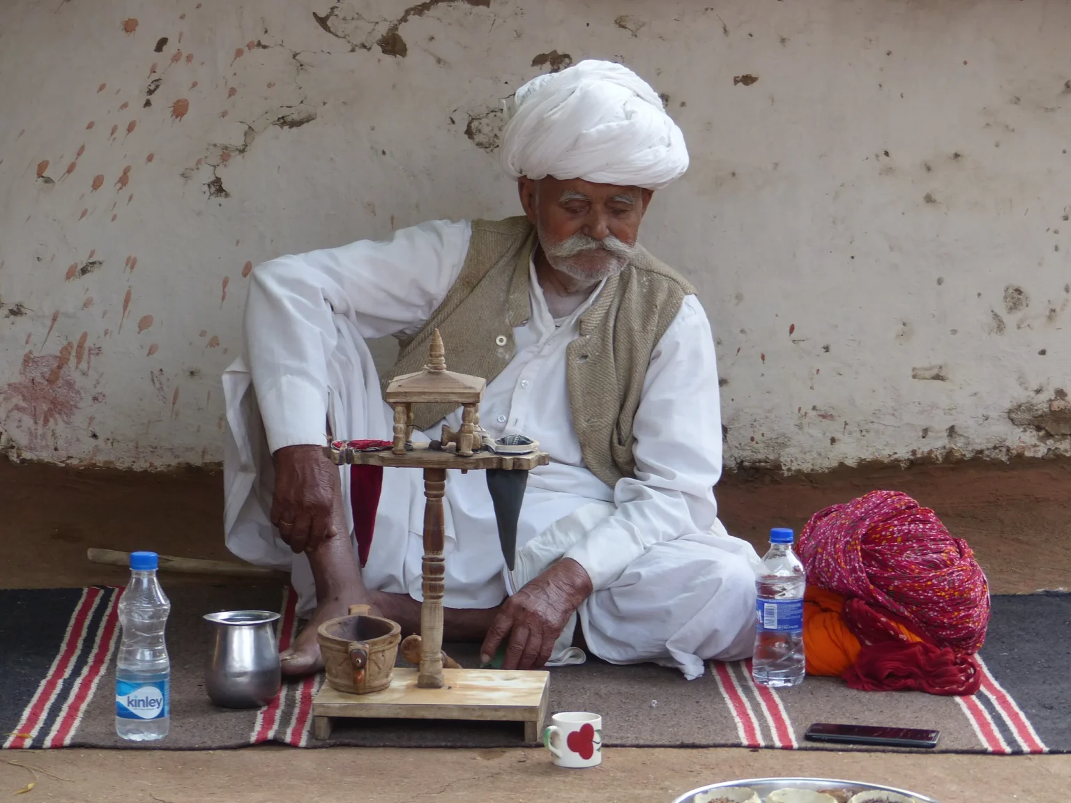 A Bishnoi elder in his village near Jodhpur