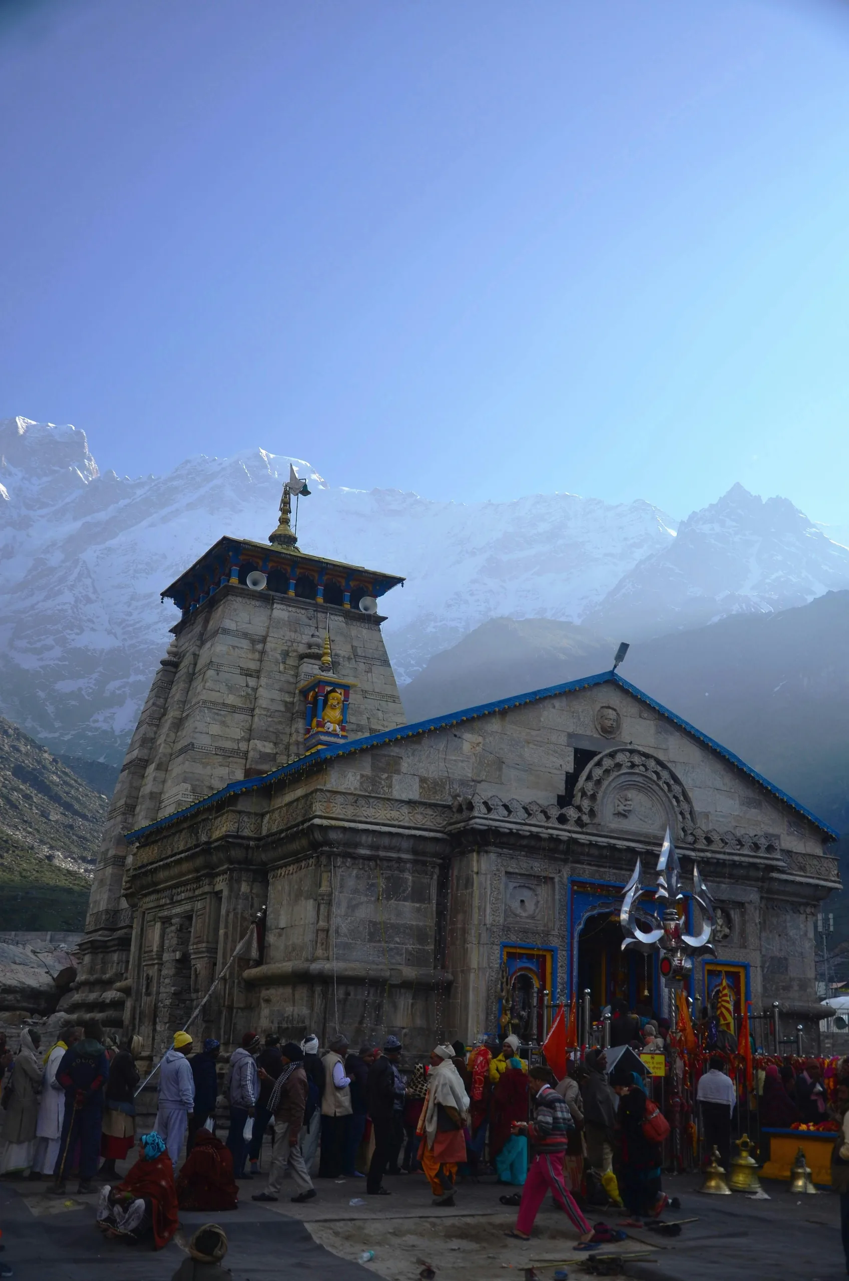 Kedarnath temple in the Himalayas, on the Chardham pilgrimage route