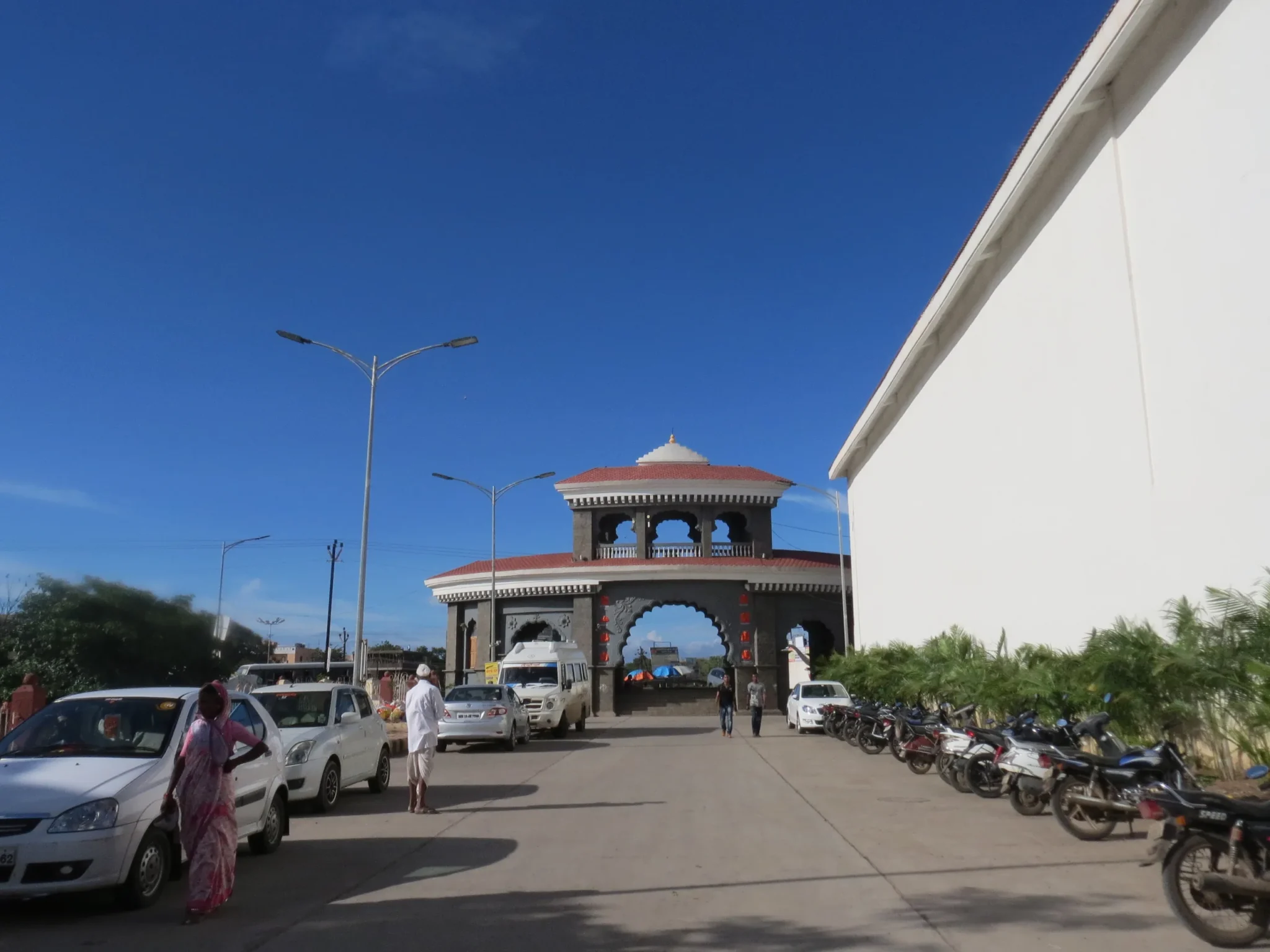 The entrance to the Ranjangaon Mahaganapati Temple