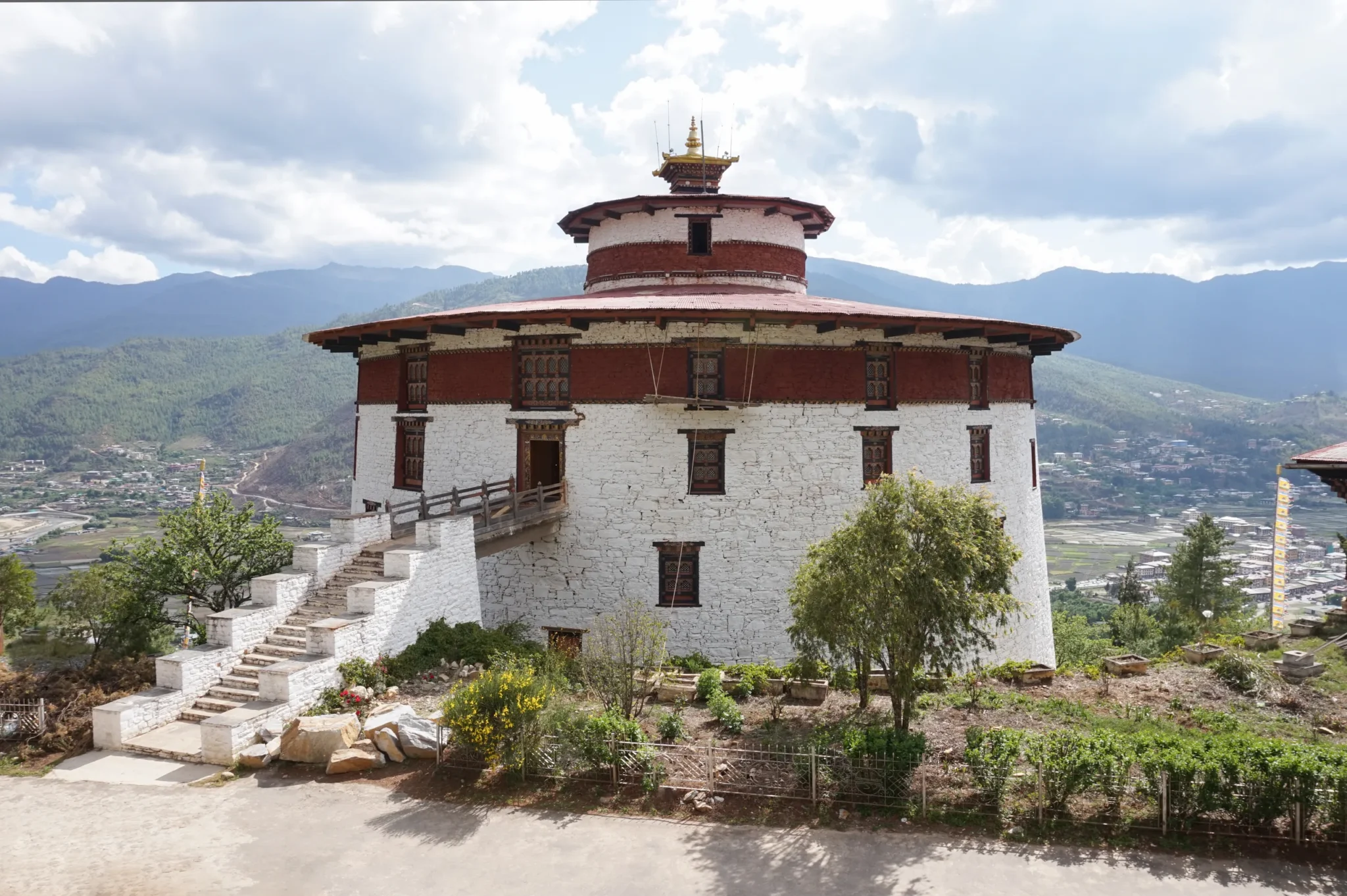 Ta Dzong, the National Museum of Bhutan, in Paro