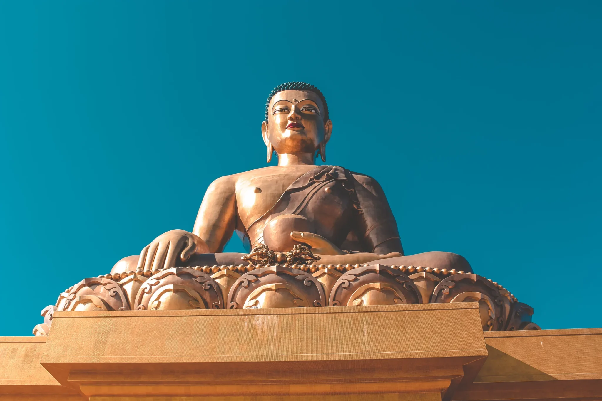 Buddha Dordenma under a clear sky, Thimphu