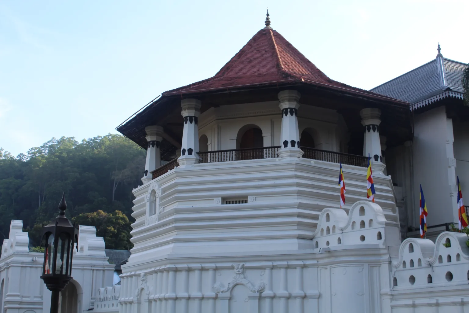 Octagonal Pattirippuwa tower of the Temple of the Tooth, Kandy